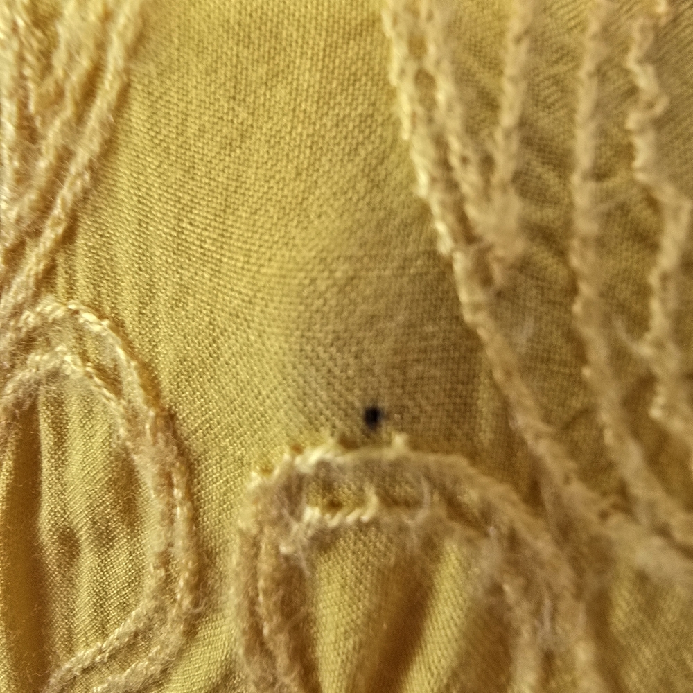 Intimately Free People All The Feels Sunshine Yellow Embroidered Maxi Dress Sz M - Picture 10 of 10